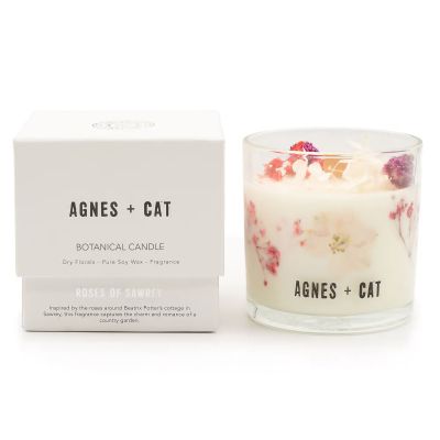 Ботаническа Соева Свещ Agnes & Cat - Розите на Сорей